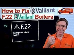 How to Fix F22 / F.22 on a Vaillant Boiler, How to Top-Up Your Vaillant Combi Boiler & System Boiler