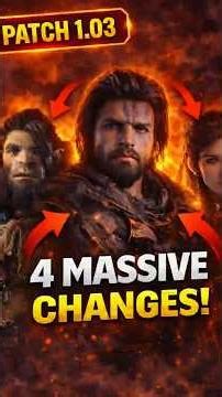 4 Massive Changes in Patch 1.03 (This is HUGE!) #viralshrotvideo #crimsondesert #shortsvideo