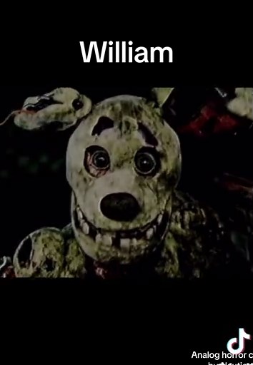 Fnaf 3 horror animation #fnaf #analog #springtrap #williamafton #vhshorror