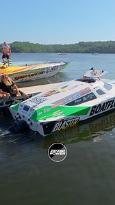 Clean Getaway! Scott Free Mod V Race Boat, Start Up and Pullout | Zip Zap Power