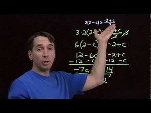 Art of Problem Solving: Solving Linear Inequalities
