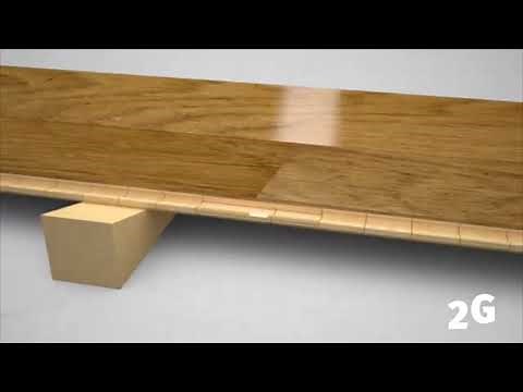 Comment poser un parquet flottant clic 2G ?