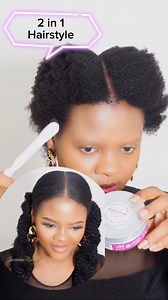 Easy 2 in 1 hairstyle #jasmineroyal #jasmine #hairgoals #hairtutorial #fashion #hairideas #fyp #trending #shorthair #naturalhair #4chair | Jasmine Royal