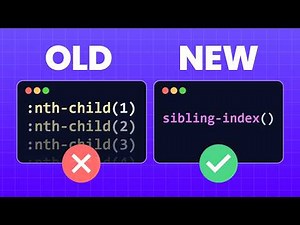Learn CSS sibling-index() and sibling-count() in 5 Min