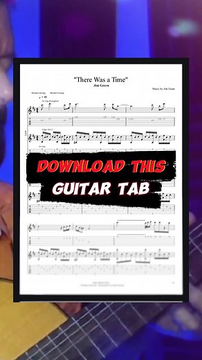 "There Was a Time" Guitar TAB now available for downloads. Both lead a...