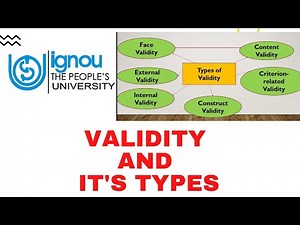 Validity and it's types
