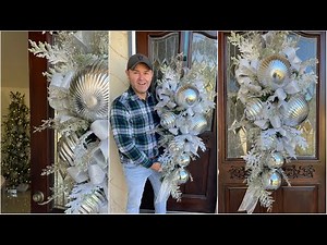 HOW TO MAKE A STATEMENT AT THE DOOR THIS CHRISTMAS / Getting Ready For My Christmas Home Tour 2021