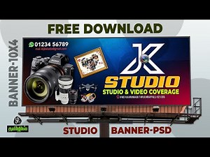 photo studio banner design free download banner design psd 2024