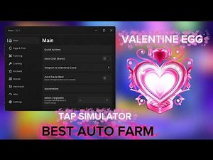 Tap Simulator Script (Pastebin) Auto Farm , Auto Rebirth , Auto Hatch