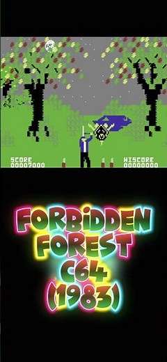 Forbidden Forest - C64 - 1983 - Retro Gameplay Of This Classic Commodore 64 Game!