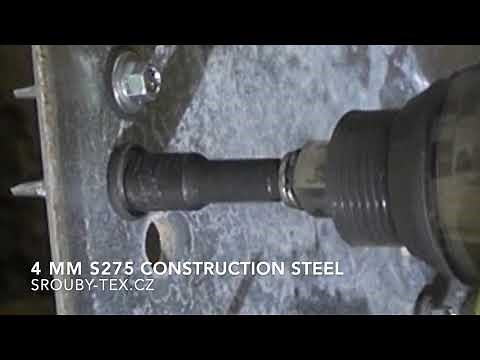 Závitořezné šrouby do železa s EPDM - konstrukce S275 - 4 mm