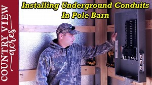 42K views · 1.6K reactions | Installing breaker panel & underground conduits, we're now ready to pour the concrete floor. | Country View Acres | Facebook