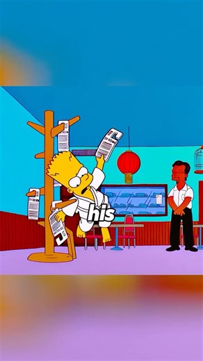 Bart gets a part-time job to earn pocket money