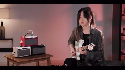 MOOER SD10i AI Practice Guitar Amplifier Combo 10W with Smart Effects App, Stero Sound Portable with LED Light, 49 Effects Types, 52 Amp Models, Loop, Drum Machine, Tunner (Grey)