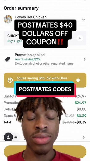 Postmates be blessing with them promo codes @jason.udo.556 #fyp #postmates #ubereats #food #deals #promotions #coupons #savings #codes