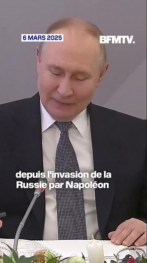 Vladimir Poutine répond à Emmanuel Macron en évoquant la retraite hivernale de l'armée de Napoléon