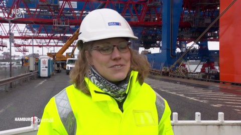 Hamburg Journal: Vollautonome Containerbrücken im Hafen eingetroffen