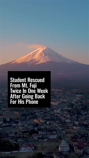 Rescue Operations on Mt. Fuji: A Bizarre Incident