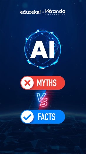 Everyone’s talking about Artificial Intelligence (AI)… but not everyone’s getting it right. Let’s bust some common AI myths and uncover the real power of AI in today’s tech-driven world.  #ArtificialIntelligence #AIReel #AIMyths #LearnAI #UpskillWithEdureka #Edureka | edureka | Facebook