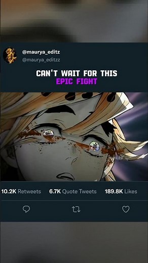 Douma Vs Inosuke 🥶 || Absolute Cinema 💯 || #anime #demonslayer #kimetsunoyaiba #fyp