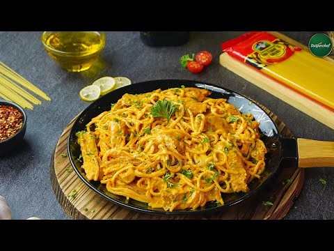 Spicy Chicken Pasta Recipe by SooperChef