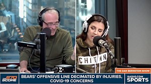 Who's going to start on the Bears' offensive line come Sunday? Well, it took Dan Bernstein and Leila Rahimi closely studying the full roster to try to answer that question for a uni that's decimated by injuries and COVID-19 concerns. Read more: https://bit.ly/2I8YQCi | 670 The Score