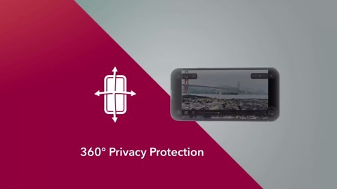 ZAGG Glass Elite Privacy 360 Screen Protector for iPhone 16 Pro – 4-Way Privacy, Ultra-Strong Tempered Glass, 5X Stronger, Smudge-Resistant, Easy Install, Recycled Content