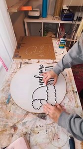 307K views · 1.1K reactions | Time to make Christmas signs #svgfiles | Painted by Mandy | Facebook