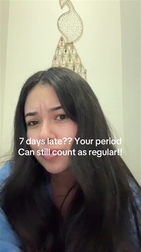 7 days late counts as a regular period!! #foryoupage #women #period #late #womenshealth