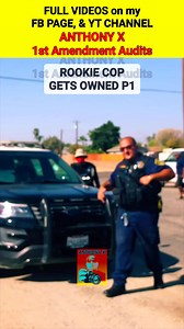 20K views · 369 reactions | COP Gets OWNED! #1stAmendmentAudit #FirstAmendmentaudit #Tyrant #policeman #COPWATCH #COPSTV #shorts | Anthony X 1st Amendment Audits | Facebook