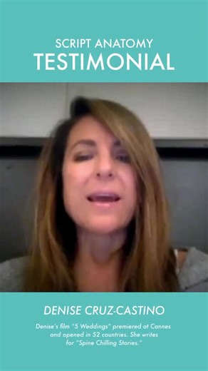 Denise Cruz Castino, whose film 5 Weddings premiered at Cannes in 2018 and was released in 52 countries, shares how Script Anatomy gave her the confidence to elevate a TV pilot script for a showrunner friend. #scriptanatomy #screenwriting #storytelling #writingtips | Script Anatomy