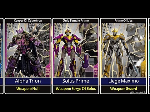 All Primes In Transformers One (2024)