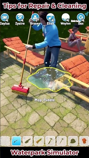 The Truth About Cleaning in Waterpark Simulator 💦😱 Tip #3