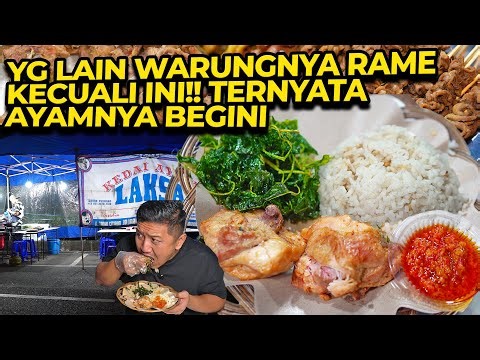 YG LAIN WARUNGNYA RAME KECUALI INI!! TERNYATA AYAMNYA BEGINI