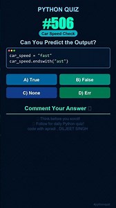 Python Quiz #506 — Can You Predict the Output? #shorts #python