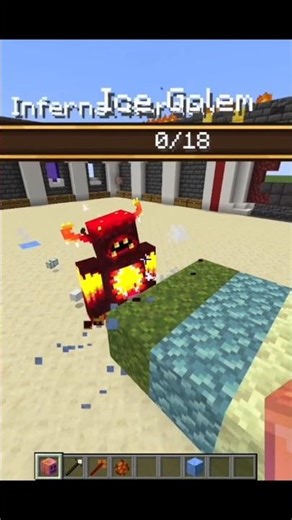 infernal warden vs Iron golems #minecraft #warden #shorts