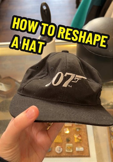 Reshape Your Vintage Hat with Simple Tools