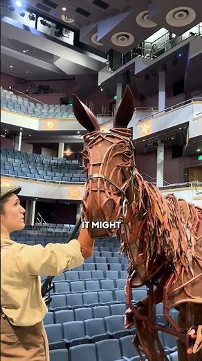 Up And Close With The War Horse Puppet Joey #warhorse #puppet #theatre