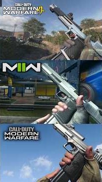 Desert Eagle Comparison between MW4 vs MW2 vs MW2019