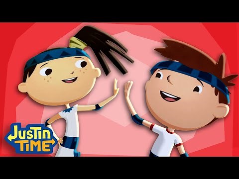 Justin Time Episodes ⚽ 2 FULL HOURS! 🏀 Learning About Sports 🏉🎾