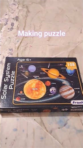 # The solar system puzzle#