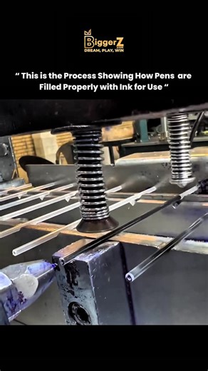 Knowledge Matrix | Pens are filled with ink through a controlled industrial process. Ink is measured precisely and injected into the pen reservoir using... | Instagram