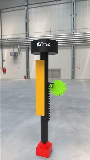 How a Telescopic Sliding Gate Works | 3D Mechanism Animation