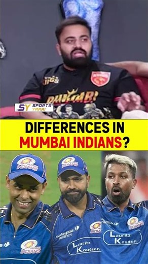DIFFERENCES IN MUMBAI INDIANS? #mumbaiindians #hardikpandya #rohitsharma #suryakumaryadav #ipl2026