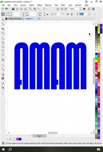 Coreldraw Tutorial - Text Stretch For More Tips