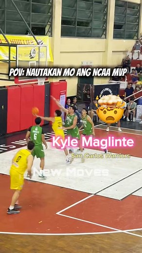 Kyle Maglinte nautakan ang NCAA MVP🤯 #stepthrough #whatamove #CESAFI #sancarlosbasketball | New Moves