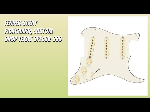 BEWERTUNG (2025): Fender Strat Pickguard, Custom Shop Texas Special SSS (PG). Infos