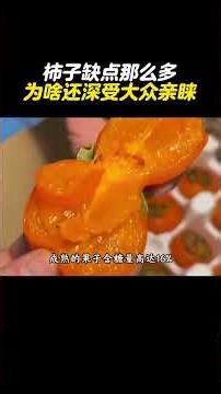 柿子的缺点那么多，为啥还能深受大众青睐？#柿子#有趣的知识又增长了#科普一下