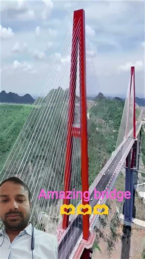 7 YEARS TO BUILD THIS IMPOSSIBLE CANYON BRIDGE 😱 CHINA'S $170m MEGA PROJECT #travel #bridge #shorts