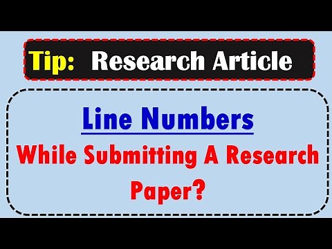 How To Add Line Number In MS Word? Skills For Writing Research Article/Paper